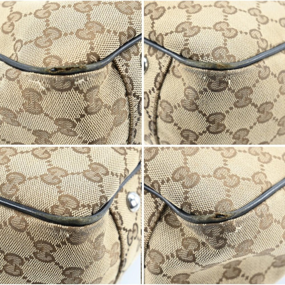 Auth Gucci Twins Heart Gg Tote Bag #47316G21B - Picture 8 of 12